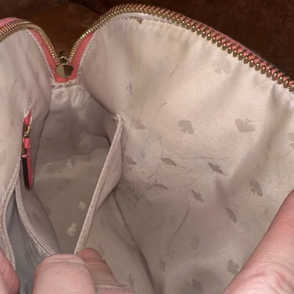 Kate Spade Payton Medium Dome Satchel in Garden Pink Saffiano Leather - Picture 11 of 14